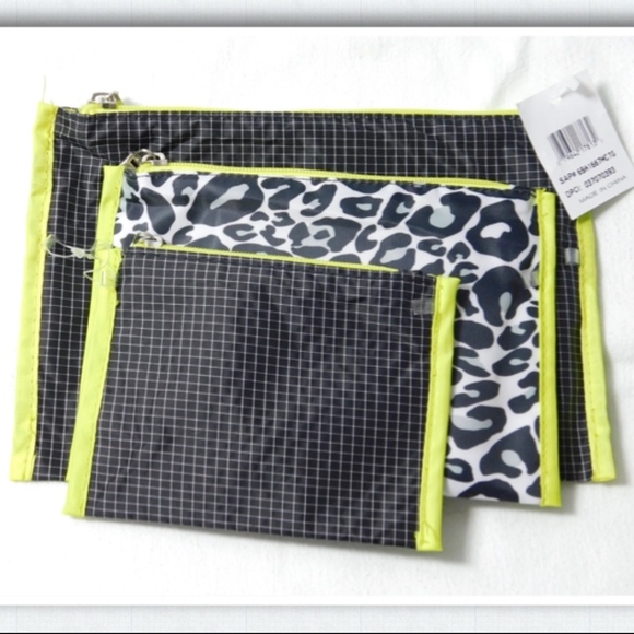 Allegro 3-Piece Cosmetic Bag Set - Picture 1 of 8